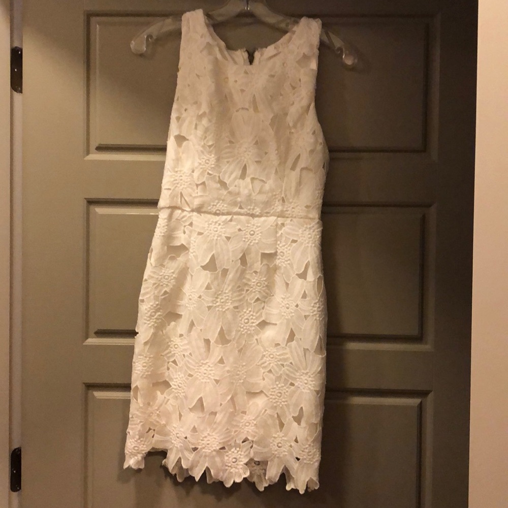 ASTR white lace dress